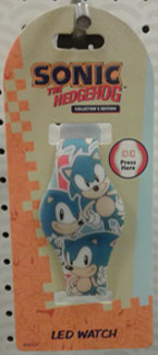 Sonic LED Press Light Wrist Watch