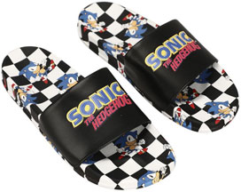 Classic Style Checker Slide Sandals