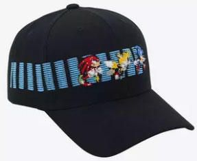 Dad Cap Running Sonic Embroidery