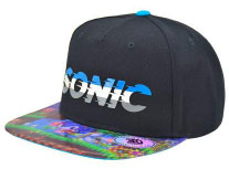 Lenticular Brim Sonic Snapback Cap Hat
