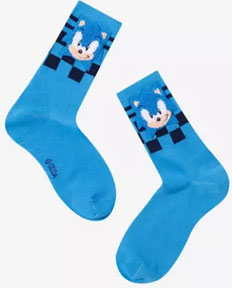 Fuzzy Face Crew Socks