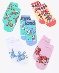 Retro Brights No-Sho Socks 5 Pack