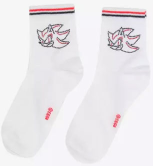 Rhinestone Shadow Socks