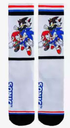 Varsity Trio Sonic Shadow Knuckles Socks