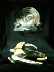 Silver ring side 10th anniversary