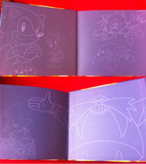 Interior cover art pages