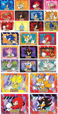 All Cyber Cel Series 1 Card Arts