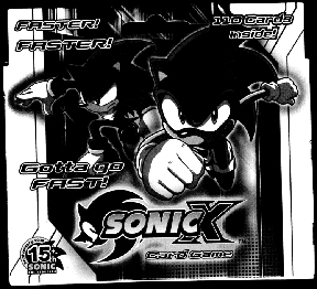 Sonic X game card box 2006