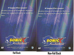 Flame Thrower Card Back
