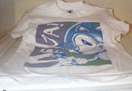 1980s Sonic the hedgehog fade shirt