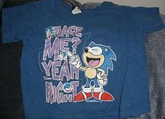 Race Me Laughing Sonic Kids Tee