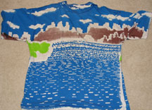 Title Screen Sonic 1 Shirt Back