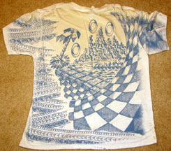 Sketch Tee Back Palms & Rings