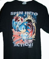 Spinball Black T-Shirt