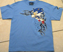 Blue Tribal Style Sonic Angle