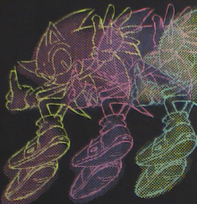 Screen Tone Close Up Modern Shirt Jump Sonic