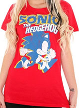 Hot Topic Red Classic Running Long T-Shirt