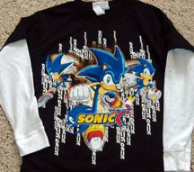 Sonic the Hedgehog Recent USA Clothing Page 3