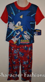 Red Pants 2 Piece Boys Pajama Set