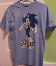 Kmart blue modern Sonic tee