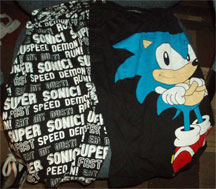 Classic Words Mens PJ Sonic Shorts