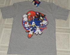 Knuckles Sonic Shadow Stars Tee