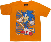 Orange Stripe Tee Angle