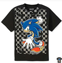 JC Penny Black Gray Checker Sonic