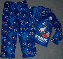 Same Design All-Over Blue Sonic PJ Set