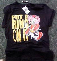 Put a ring on it Amy Rose Lyric Tee