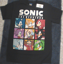 Sonic Gang portrait variety black FYE t-shirt