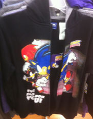 Too Fast For You Sonic Knuckles Shadow Hoodie