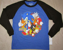 Silver Knuckles Shadow Sonic Sleeve Shirt