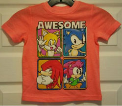 Awesome Toddler NeoClassic Orange Shirt