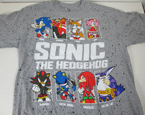 Burlington 8 Character Spatter Sonic Tee
