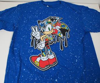 Burlington Graffiti Style Drip Sonic Tee