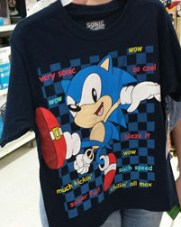 Doge Meme Sonic Tee