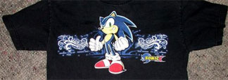 Filigree Style Swirls Sonic X Top Heavy Tee