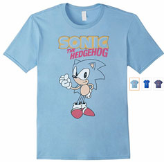 Fist Bump Classic Style Light Blue Mens Tee