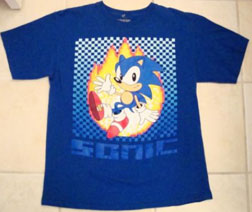 Neo-Classic Flame Sonic Blue Tee