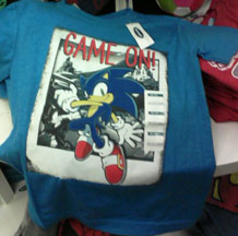 Game On BW Photo Sonic Tee