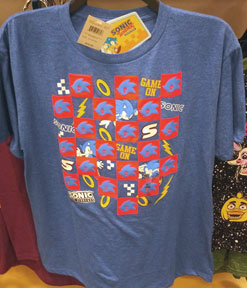 Game On Checker Tiles Sonic JC Penny Tee