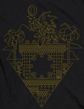 Geometric Line GHZ Triangle Sonic Design
