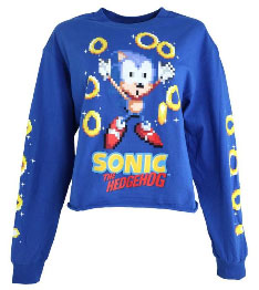 Gold Rings Crop Long Sleeve Tee