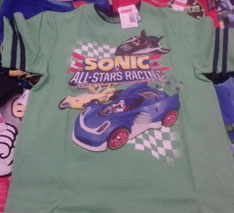 Sonic All stars Racing Transform Green Tee