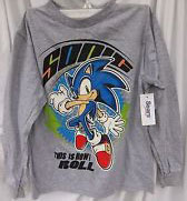 Modern Sonic Roll Sweep Text Tee