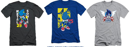 3 Metal Sonic Solo Tees