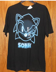 Neon Style Wink Face Mens Tee