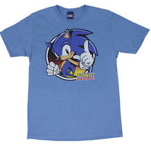 Modern Pointing Circle Twist Sonic Shirt