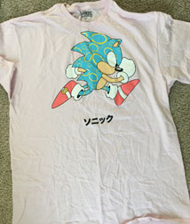 Rings in Sonic Target JP Letter Tee